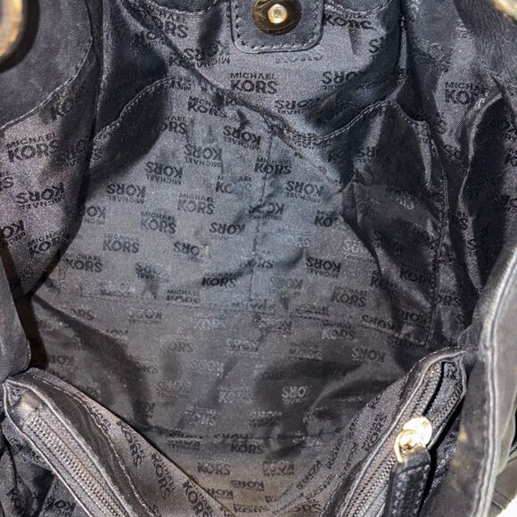 Michael Kors Bag Purse Handbag Leather Ludlow Drawstring Hobo Shoulder Bag - Picture 15 of 16